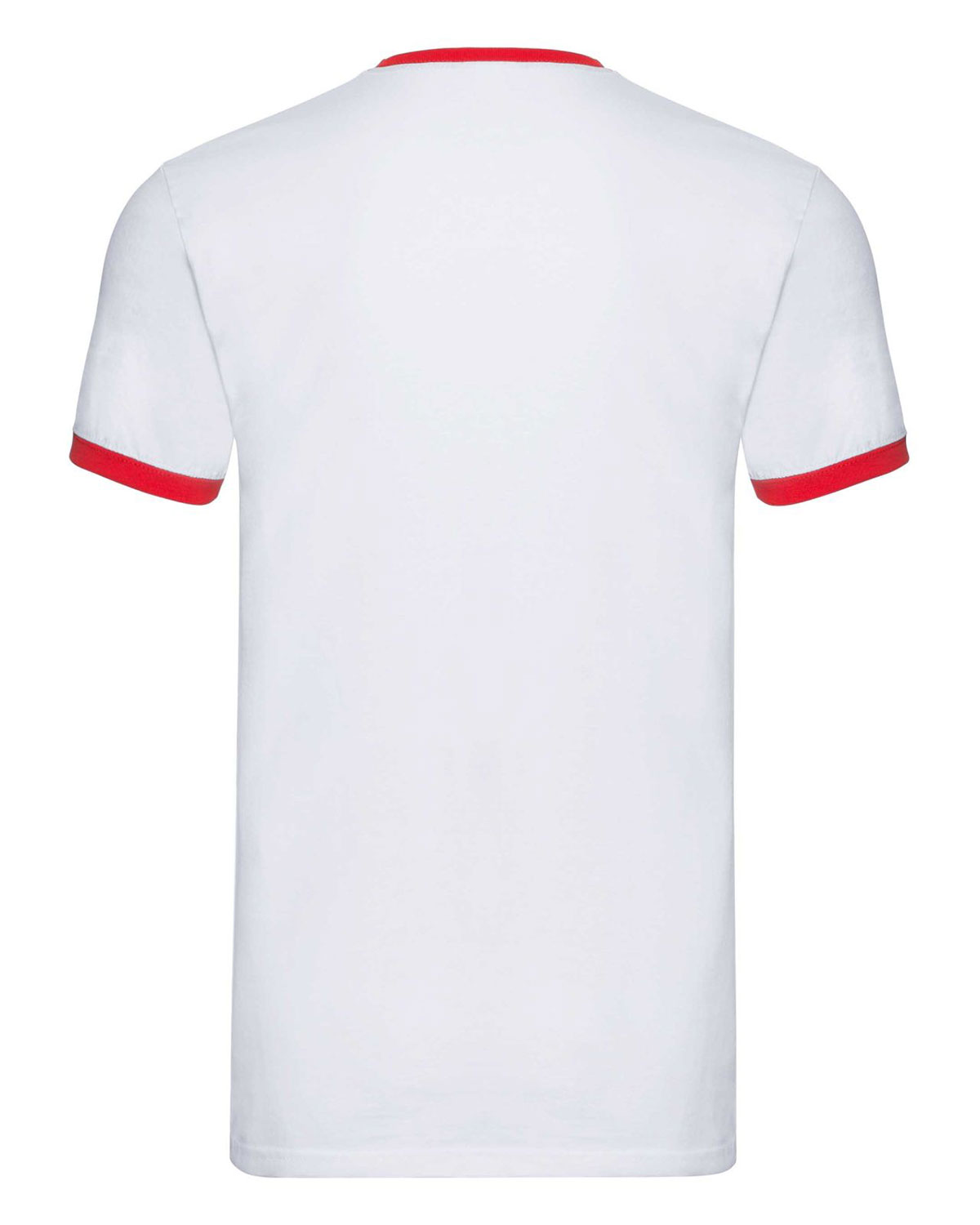 Ringer T-Shirt White/Red XXL