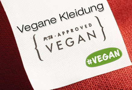 Titelbild zum Artikel über "PeTA Approved" vegane Kleidung.