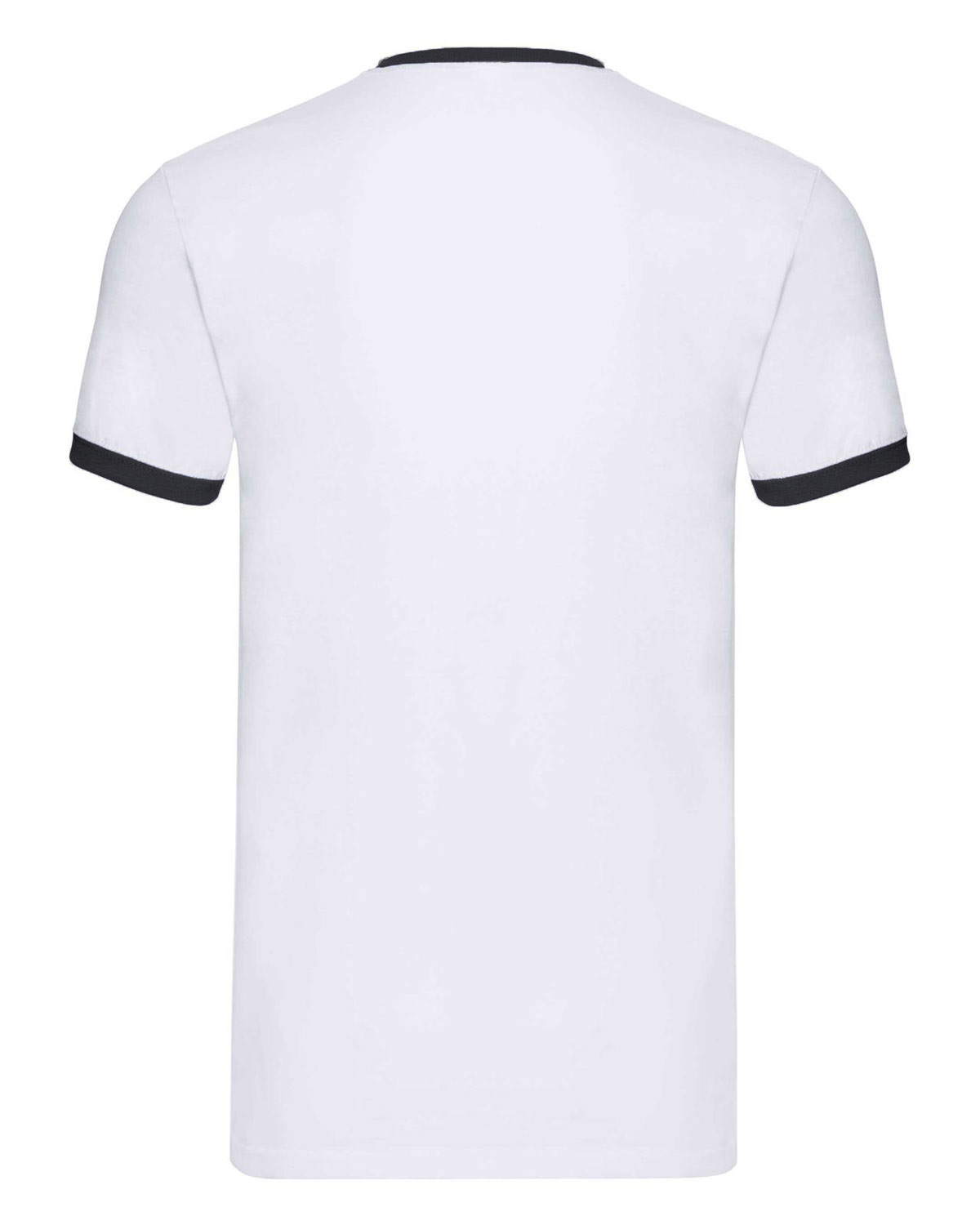 Ringer T-Shirt White/Black XXL
