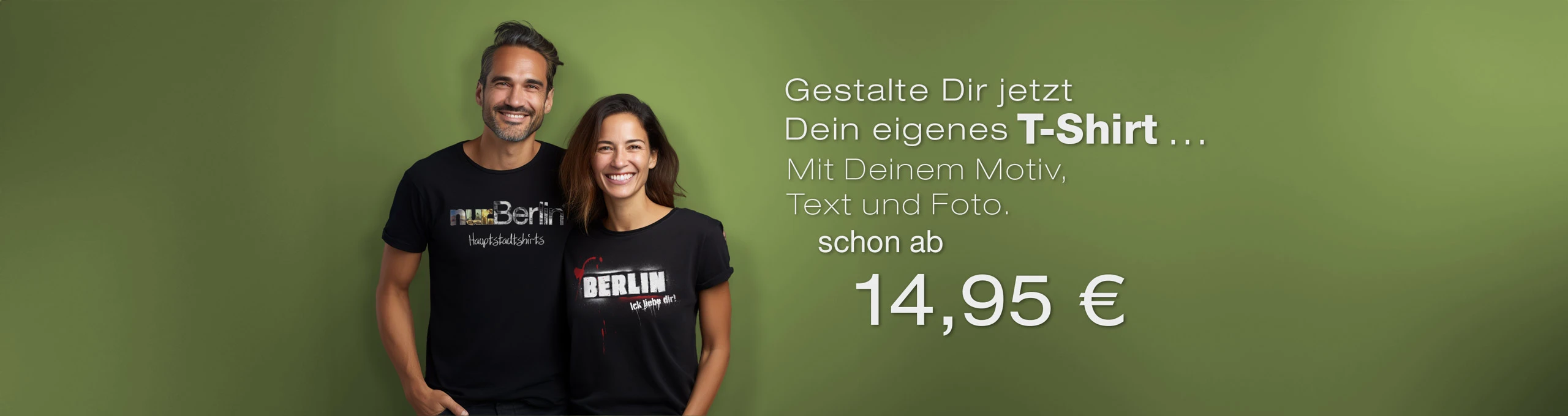T-Shirt Druck Berlin Banner