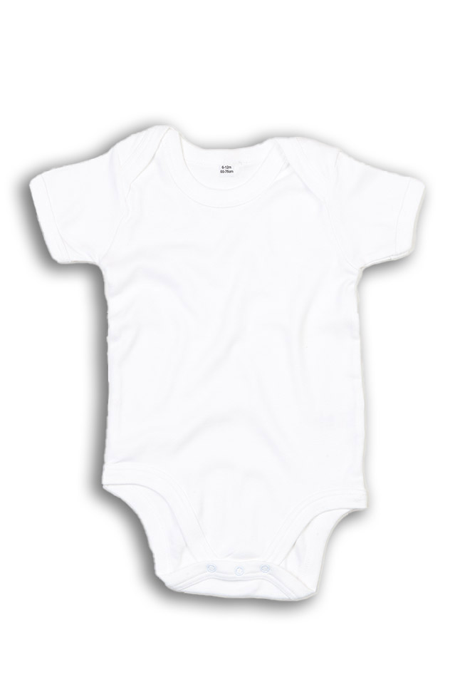 Baby Strampler Bodysuit White 86