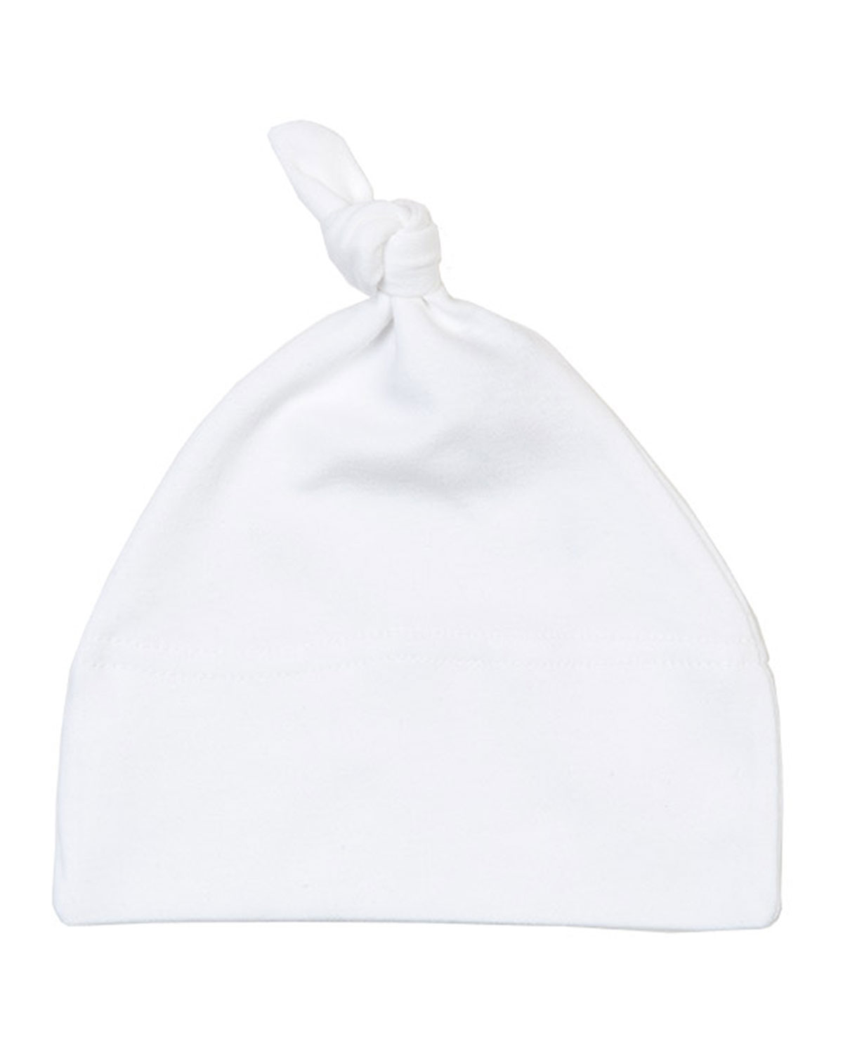 Baby 1 Knot Hat White One Size